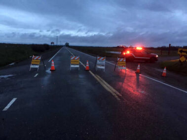 Wilton Fire Protection District Road Closed at Night