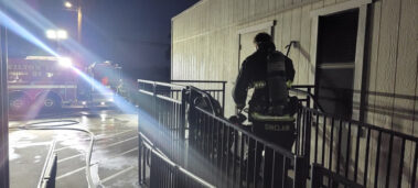 Wilton Fire Protection District Emergency Response at Night